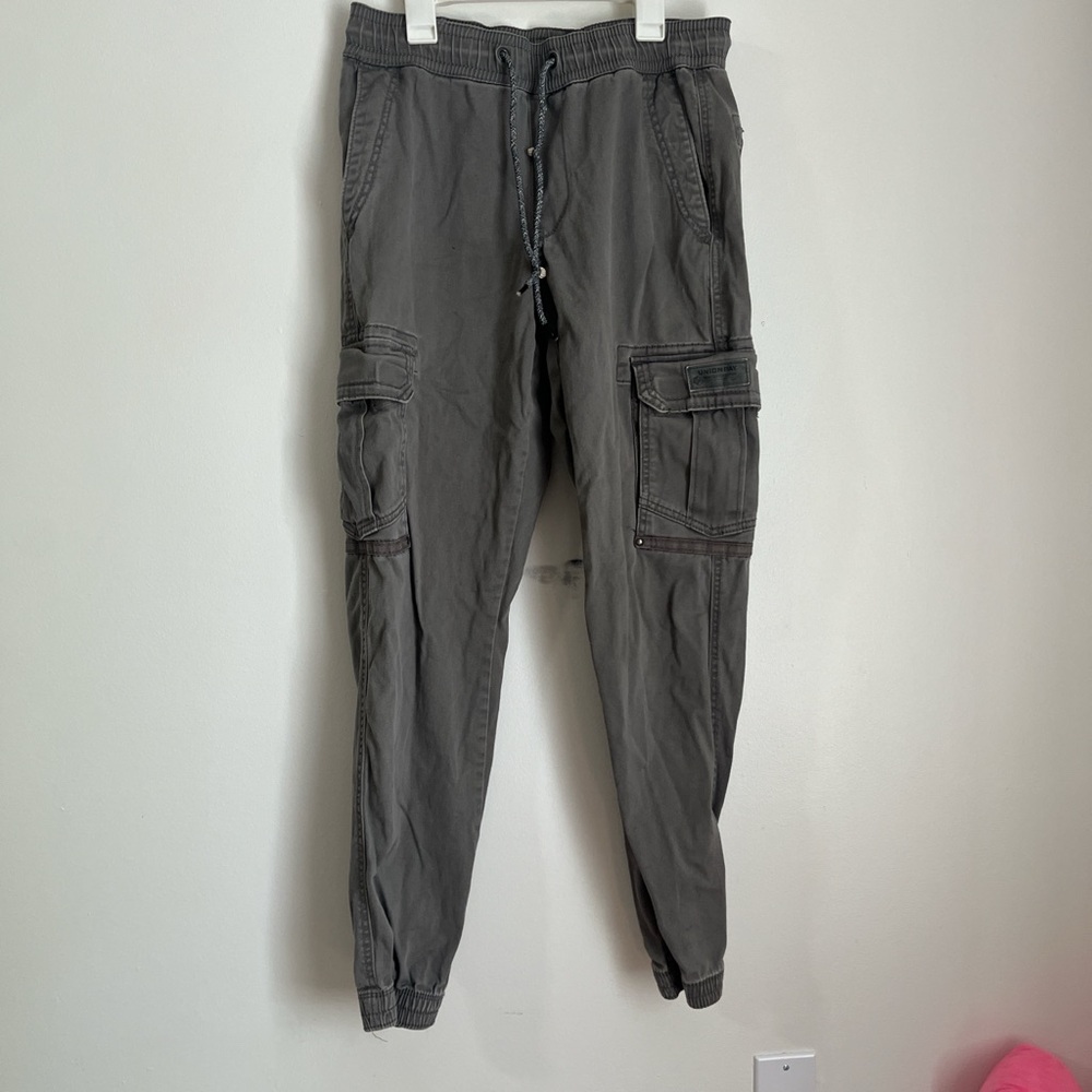 UNIONBAY Gray Cargo Pants with Relaxed Fit and Jogger Style